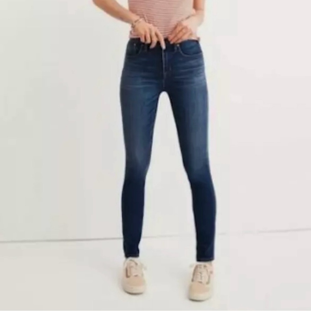 Madewell 10" High Rise Skinny Stretch Jeans Sz 27